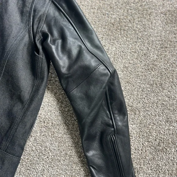 First manufacturing company leather and canvass heavy duty riding jacket - Picture 6 of 8